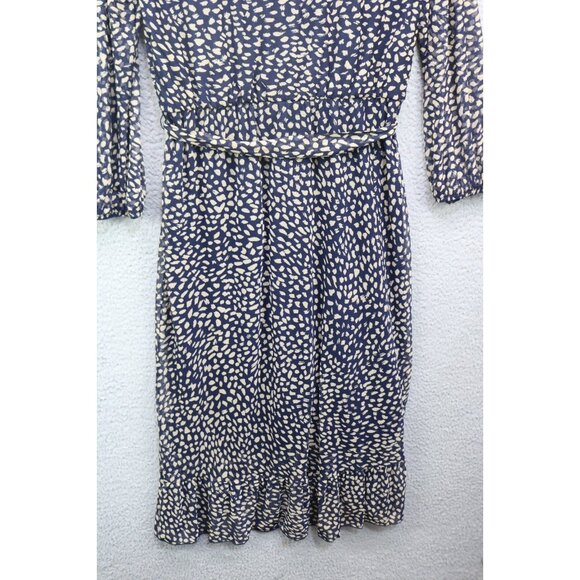 Kate & Lily 3/4 Sheer Mesh Sleeve Midi Dress-Size 8-Whimsigoth-Soft-Belted-Lined - Picture 10 of 11